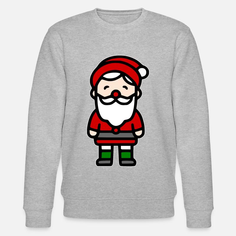 Weihnachtsmann - Stanley/Stella Unisex Bio-Sweatshirt CHANGER  - Grau meliert