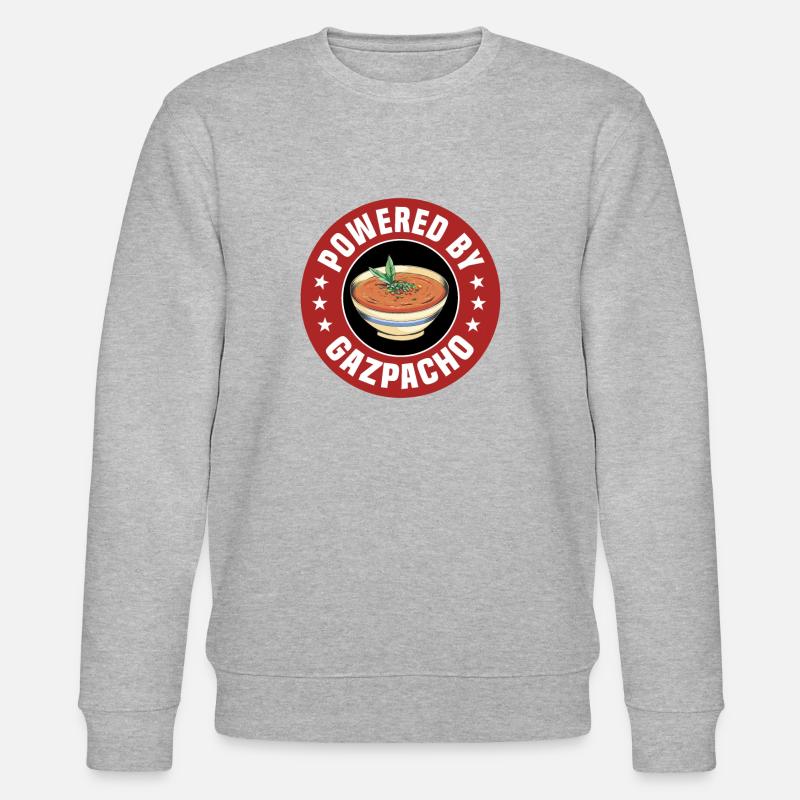 Powered By Gazpacho - Stanley/Stella Unisex Bio-Sweatshirt CHANGER  - Grau meliert