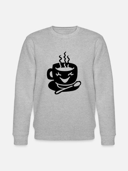Kaffeetasse Liebe - Stanley/Stella Unisex Bio-Sweatshirt CHANGER  - Grau meliert