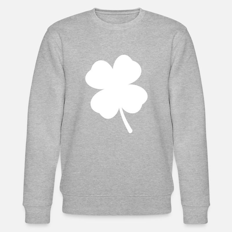 Symbole Cloverleaf - Sweat bio CHANGER Stanley/Stella Unisexe - gris chiné