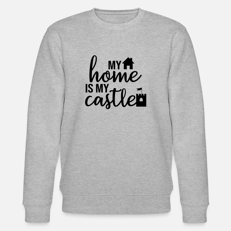 ma maison est mon chateau - Sweat bio CHANGER Stanley/Stella Unisexe - gris chiné