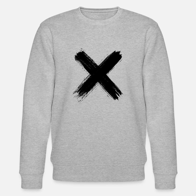 | THE-X Signe – NOIR - Sweat bio CHANGER Stanley/Stella Unisexe - gris chiné