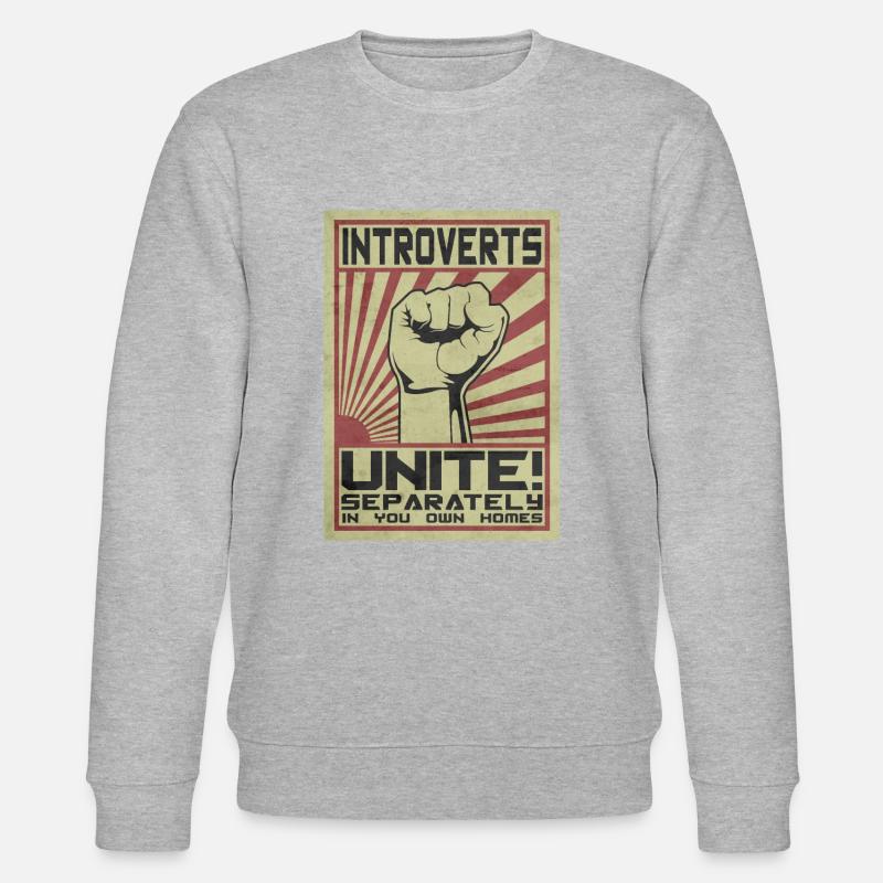 Introvertidos! Unir. - Sweat bio CHANGER Stanley/Stella Unisexe - gris chiné