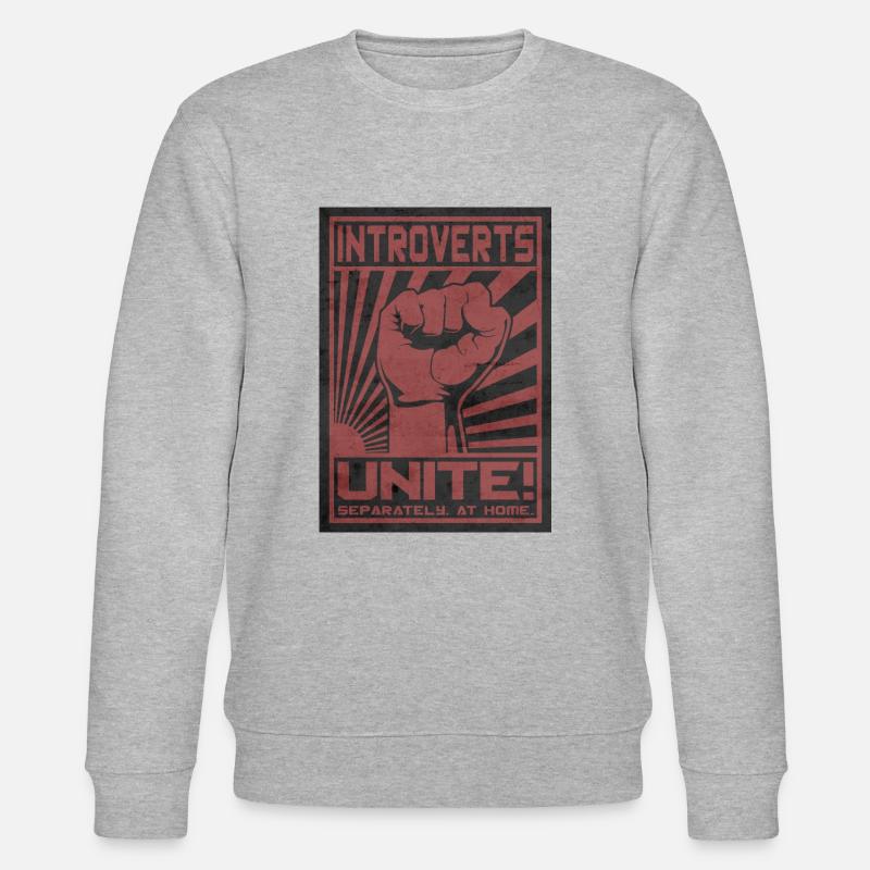 Introvertidos! Unir. - Sweat bio CHANGER Stanley/Stella Unisexe - gris chiné