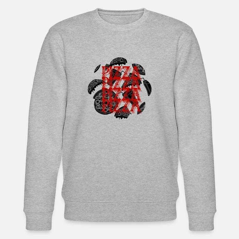 PIZZA - Sweat bio CHANGER Stanley/Stella Unisexe - gris chiné