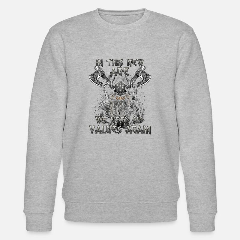 Walhalla Erbe Geschenk einer Kriegerkultur - Stanley/Stella Unisex Bio-Sweatshirt CHANGER - Grau meliert