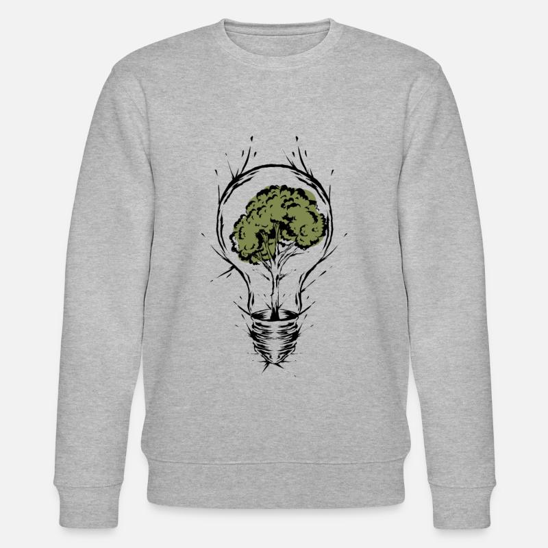 Umweltschutz Klimaschutz Energie - Stanley/Stella Unisex Bio-Sweatshirt CHANGER  - Grau meliert