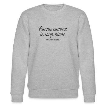 Connu comme le loup blanc - Sweat bio CHANGER Stanley/Stella Unisexe - gris chiné - Devant - Nik (191cm) & Marisol (170cm)