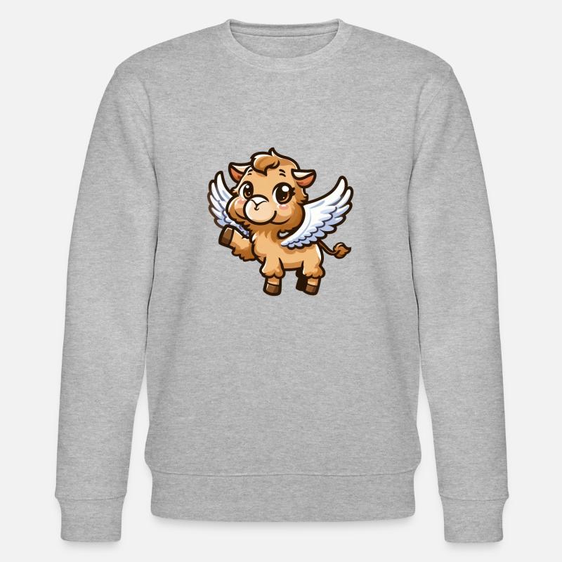Angel Camel: Celestial Comic Style - Sweat bio CHANGER Stanley/Stella Unisexe - gris chiné