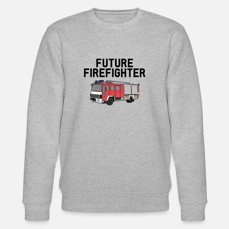 FUTURE FIREFIGHTER - Stanley/Stella CHANGER Unisex Organic Sweatshirt - heather grey