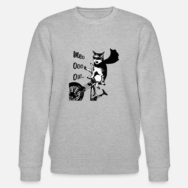 Meooooow .. - Sweat bio CHANGER Stanley/Stella Unisexe - gris chiné