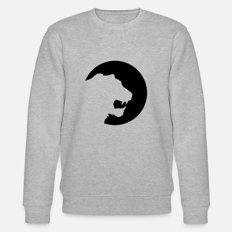 Tiger - Stanley/Stella Unisex Bio-Sweatshirt CHANGER - Grau meliert