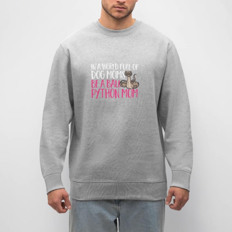 Ball Python Snake King Python Stanley/Stella CHANGER Unisex Organic Sweatshirt