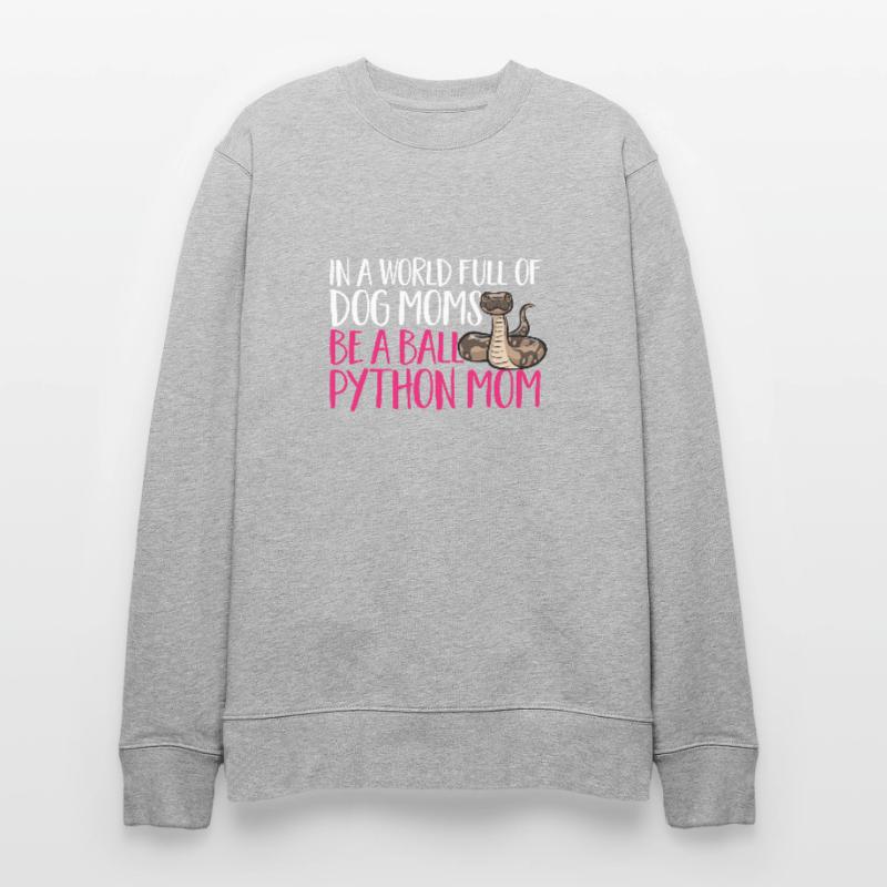 Ball Python Snake King Python Stanley/Stella CHANGER Unisex Organic Sweatshirt