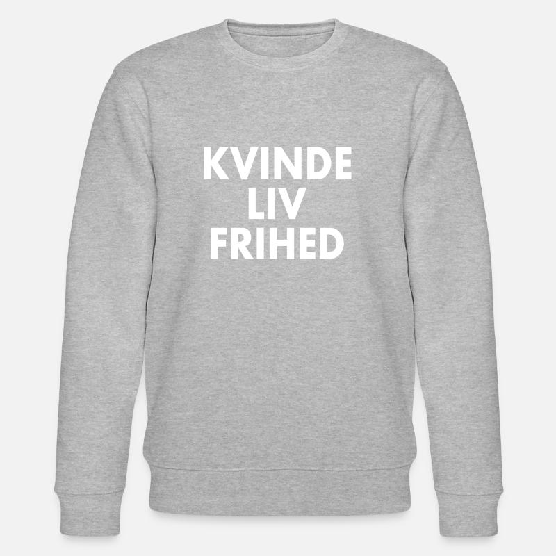 Weibliche Lebensfreiheit - Stanley/Stella Unisex Bio-Sweatshirt CHANGER - Grau meliert