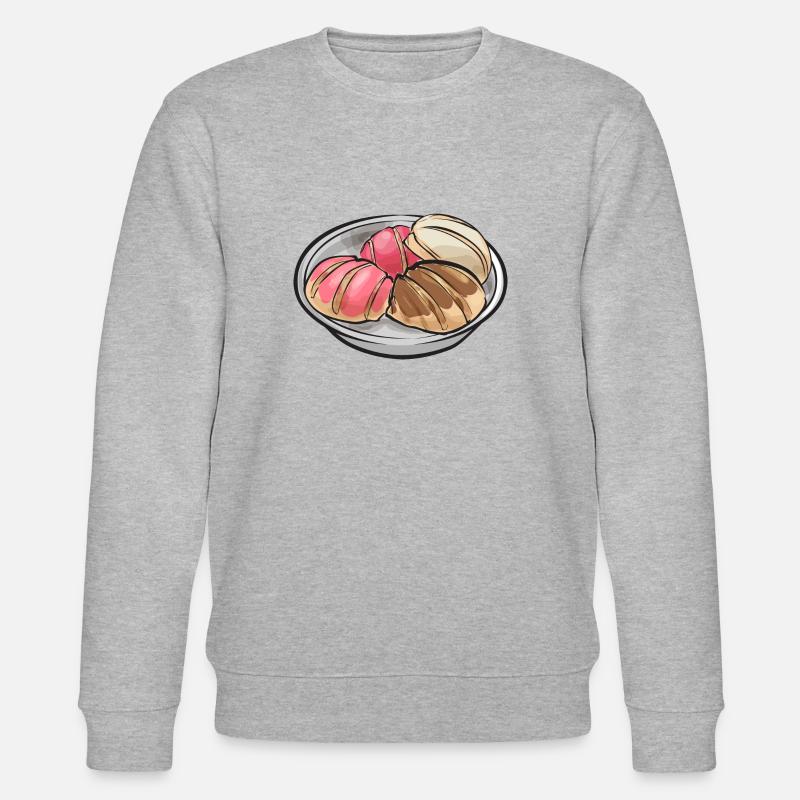 Concha Hispanic Mexikanisch Pan Dulce - Stanley/Stella Unisex Bio-Sweatshirt CHANGER  - Grau meliert