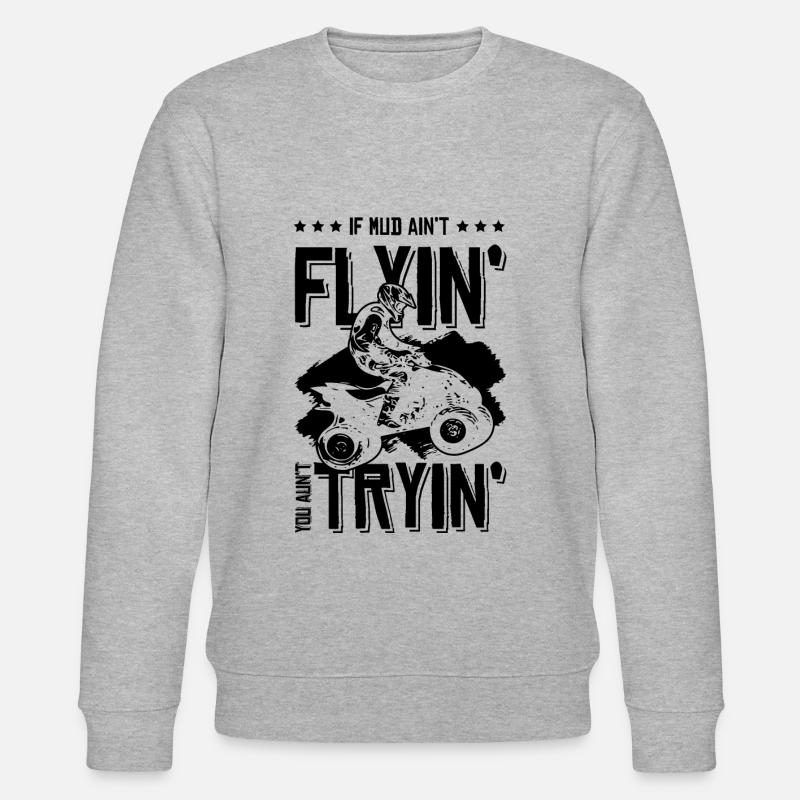 freestyle Quad Quadfahrer - Stanley/Stella Unisex Bio-Sweatshirt CHANGER  - Grau meliert