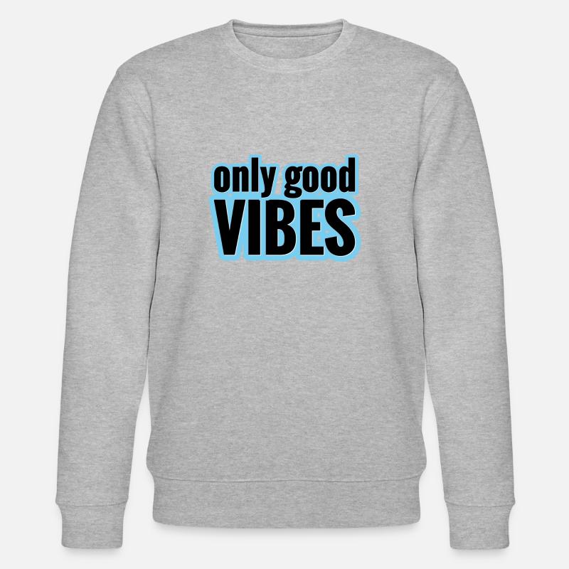 GUTE STIMMUNG - GUTE LAUNE - Stanley/Stella Unisex Bio-Sweatshirt CHANGER - Grau meliert