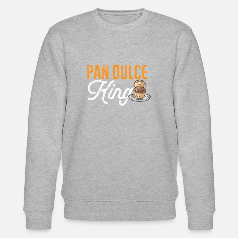 Concha Hispanic Mexican Pan Dulce - Stanley/Stella CHANGER Unisex Organic Sweatshirt - heather grey