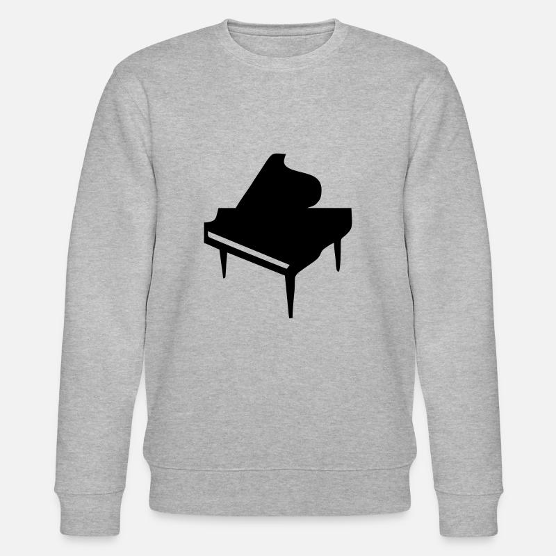 Klavier - Stanley/Stella Unisex Bio-Sweatshirt CHANGER  - Grau meliert