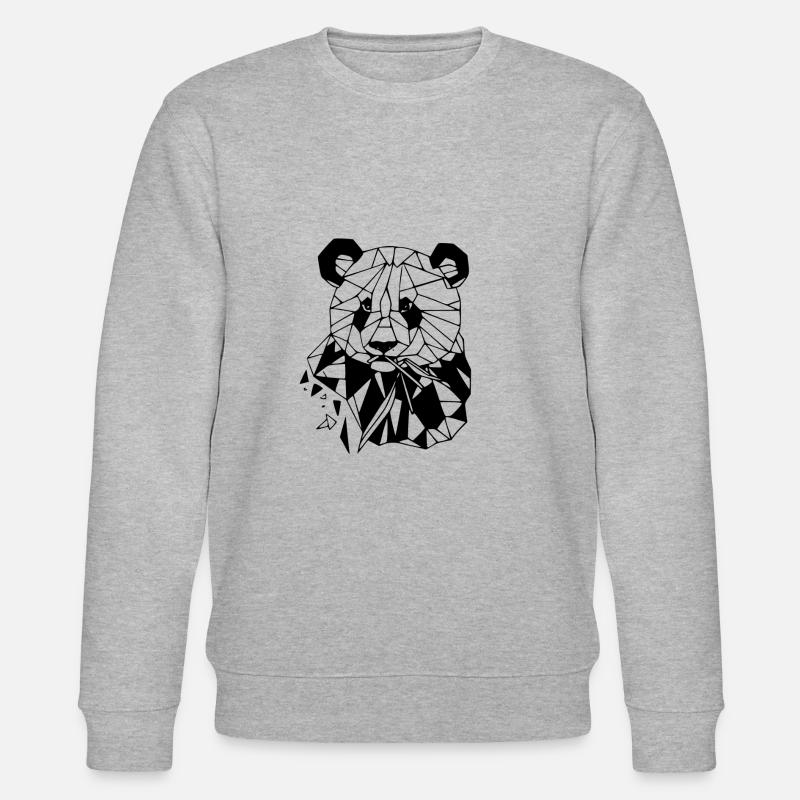 panda - Sweat bio CHANGER Stanley/Stella Unisexe - gris chiné