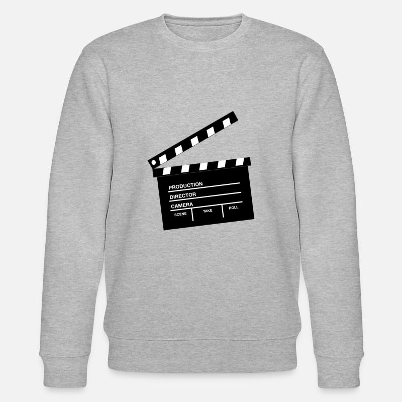 Clap de Cinema - Stanley/Stella Unisex Bio-Sweatshirt CHANGER  - Grau meliert