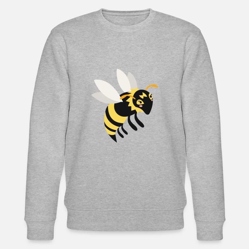 Wespe - Stanley/Stella Unisex Bio-Sweatshirt CHANGER  - Grau meliert