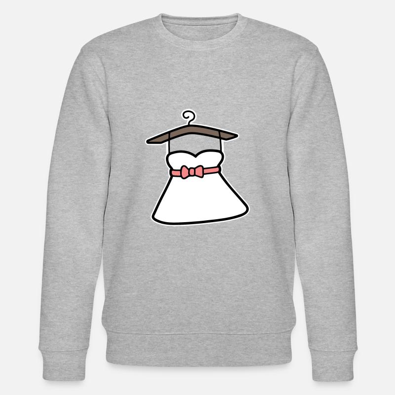 Hochzeitskleid - Stanley/Stella Unisex Bio-Sweatshirt CHANGER  - Grau meliert