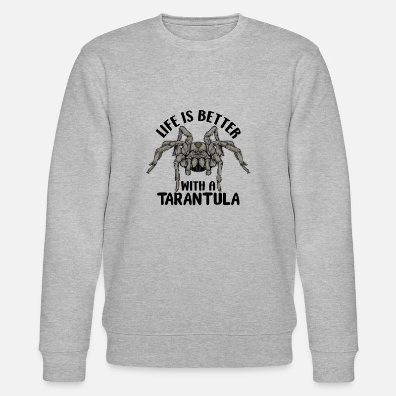 Tarentule Araignées Pet Tarentules Collectionneur - Sweat bio CHANGER Stanley/Stella Unisexe - gris chiné