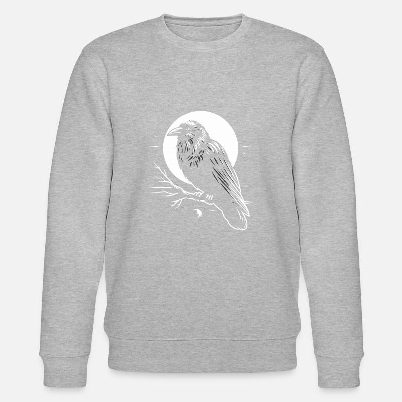 Corbeau - Sweat bio CHANGER Stanley/Stella Unisexe - gris chiné