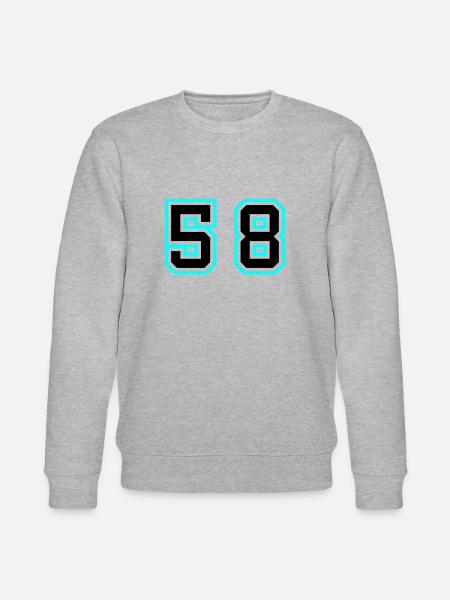 58 Symbole numérique - Sweat bio CHANGER Stanley/Stella Unisexe - gris chiné