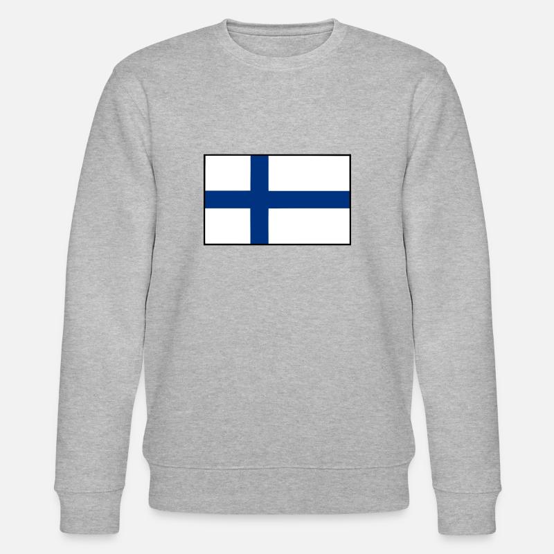 Finnland - Stanley/Stella Unisex Bio-Sweatshirt CHANGER  - Grau meliert