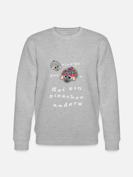 Sei ein bisschen anders - Stanley/Stella Unisex Bio-Sweatshirt CHANGER - Grau meliert