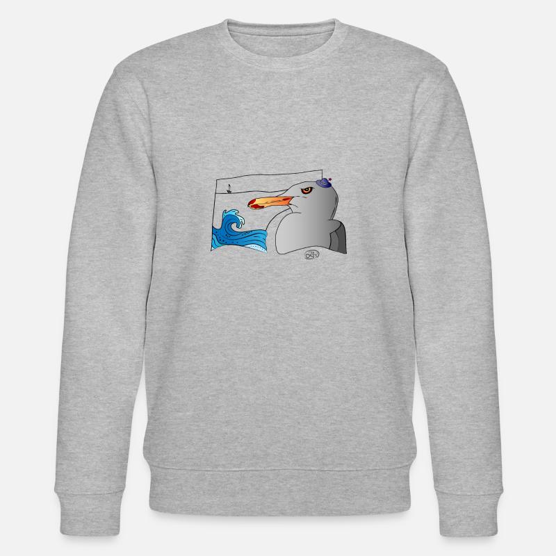 Mr. Möwe - Stanley/Stella Unisex Bio-Sweatshirt CHANGER  - Grau meliert