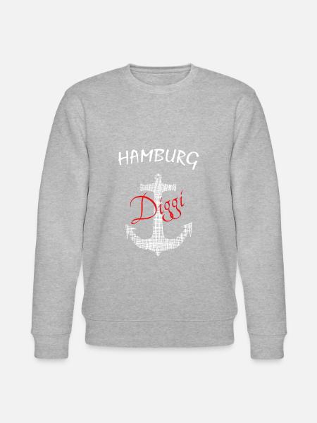 Diggi, Hamburg - Stanley/Stella Unisex Bio-Sweatshirt CHANGER  - Grau meliert