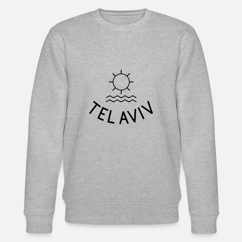 Tel Aviv - Stanley/Stella Unisex Bio-Sweatshirt CHANGER  - Grau meliert