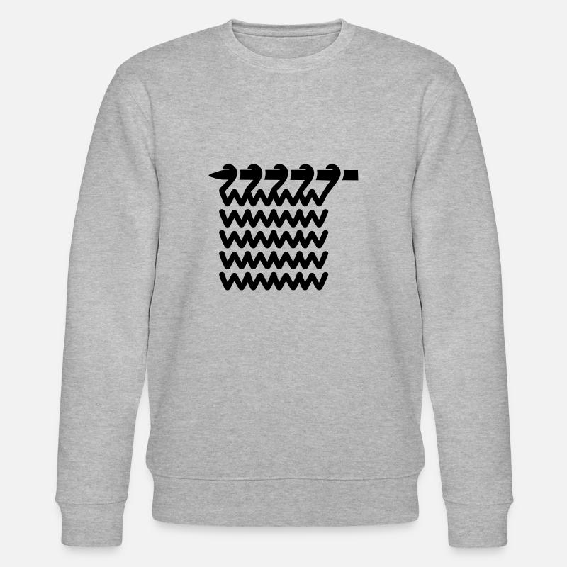 tricot - Sweat bio CHANGER Stanley/Stella Unisexe - gris chiné