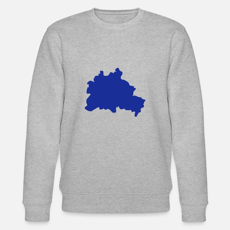 Berlin - Stanley/Stella Unisex Bio-Sweatshirt CHANGER  - Grau meliert