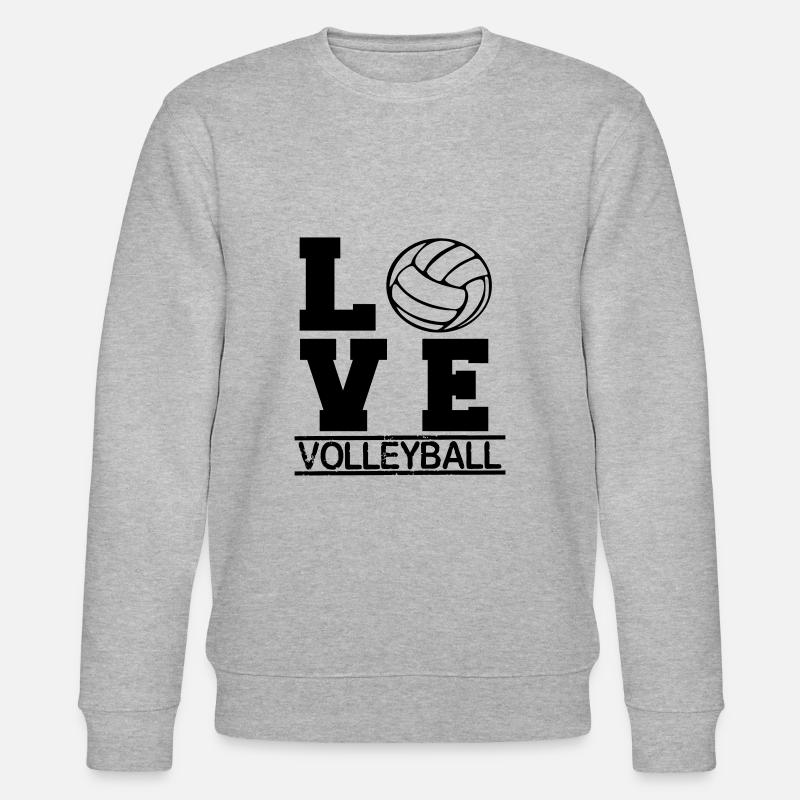 Volleyball - Stanley/Stella Unisex Bio-Sweatshirt CHANGER - Grau meliert