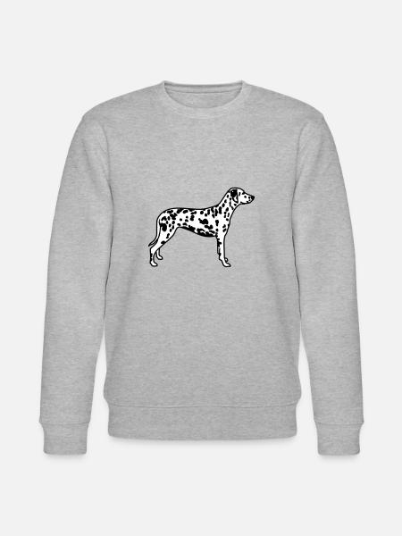 Dalmatian - Stanley/Stella CHANGER Unisex Organic Sweatshirt - heather grey