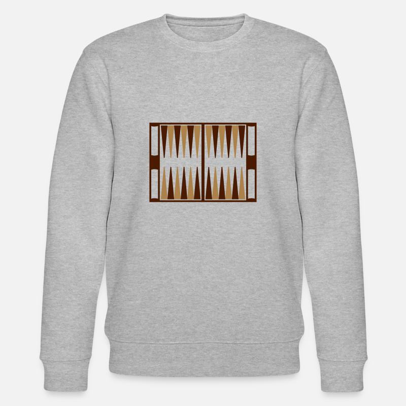 Backgammon - Stanley/Stella Unisex Bio-Sweatshirt CHANGER  - Grau meliert