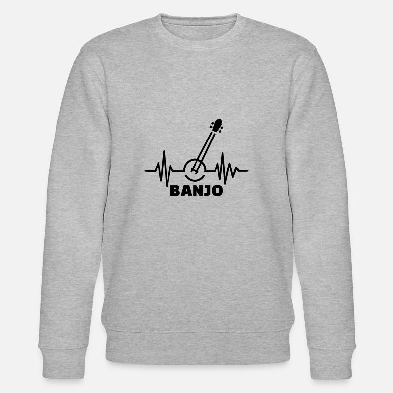 Banjo - Stanley/Stella Unisex Bio-Sweatshirt CHANGER  - Grau meliert