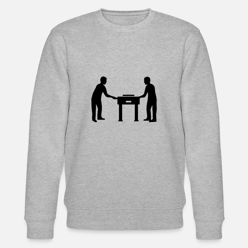 Tischkicker - Stanley/Stella Unisex Bio-Sweatshirt CHANGER  - Grau meliert