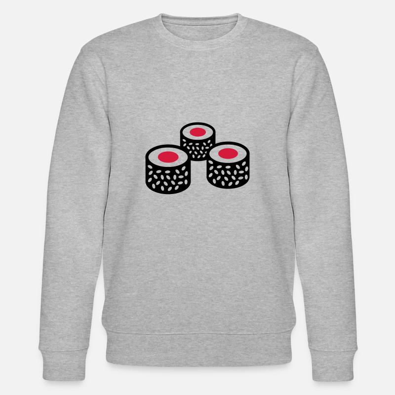 Sushi - Stanley/Stella Unisex Bio-Sweatshirt CHANGER  - Grau meliert