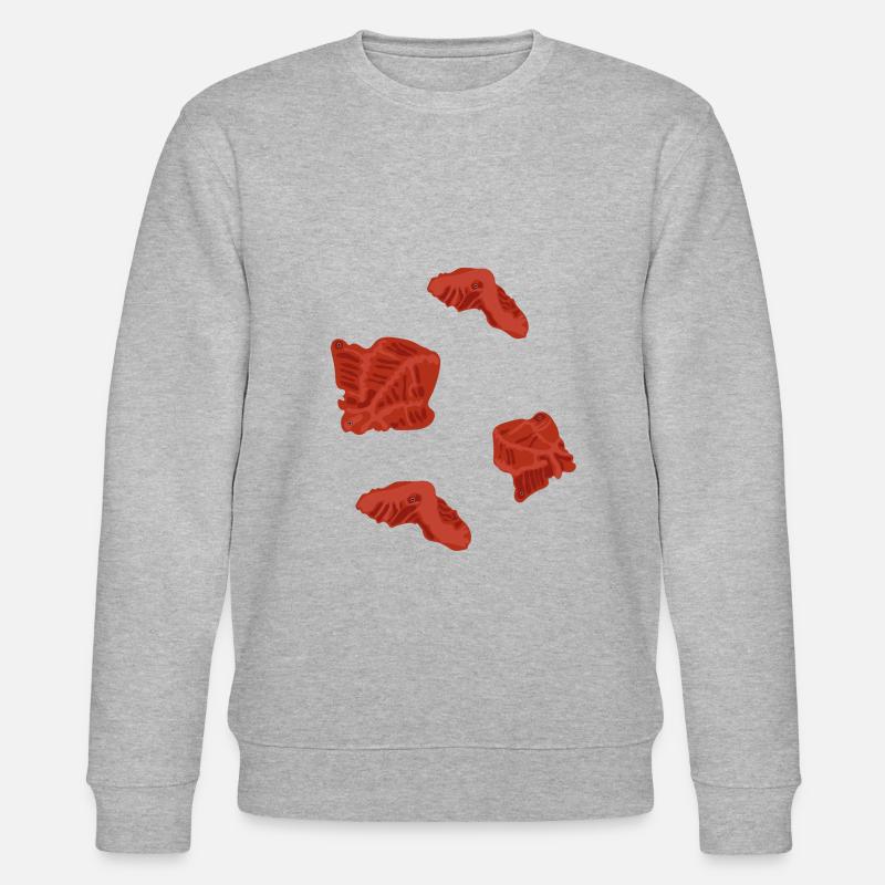 Boulder Griffe wie Korallen - Stanley/Stella Unisex Bio-Sweatshirt CHANGER  - Grau meliert