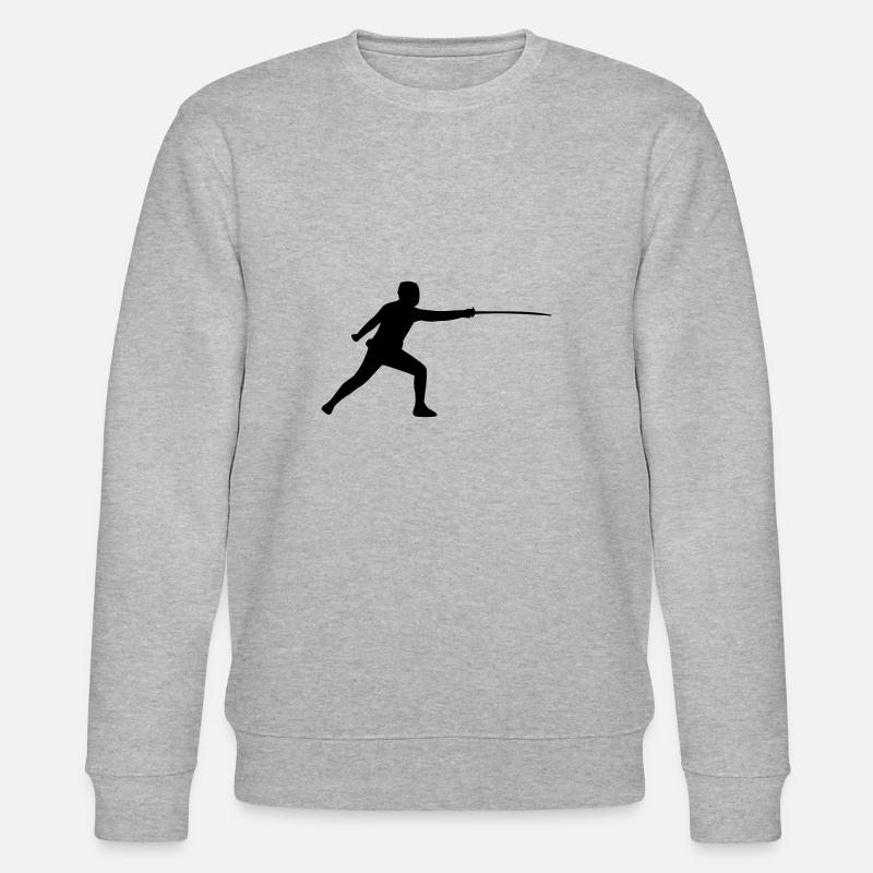 Fechten - Stanley/Stella Unisex Bio-Sweatshirt CHANGER  - Grau meliert