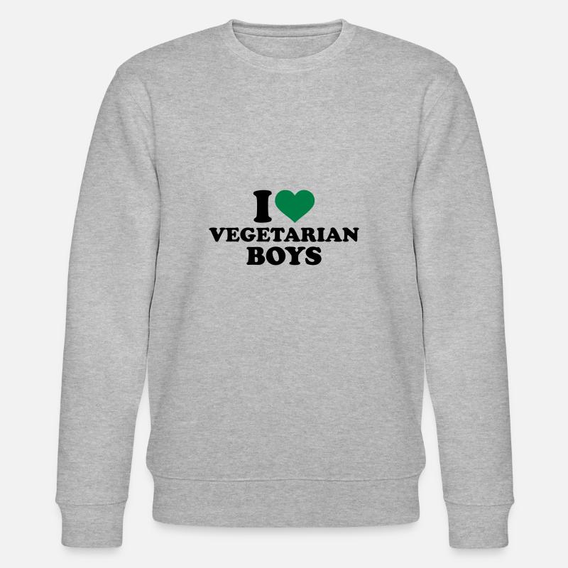 Vegetarier - Stanley/Stella Unisex Bio-Sweatshirt CHANGER  - Grau meliert