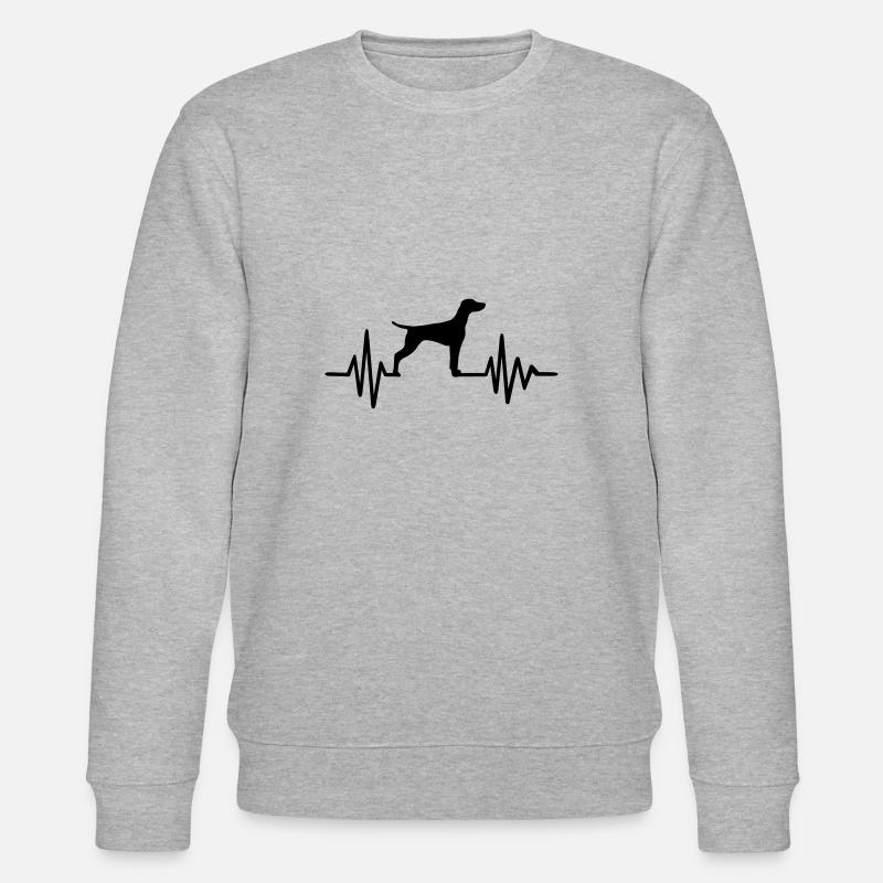 Vizsla - Stanley/Stella Unisex Bio-Sweatshirt CHANGER  - Grau meliert