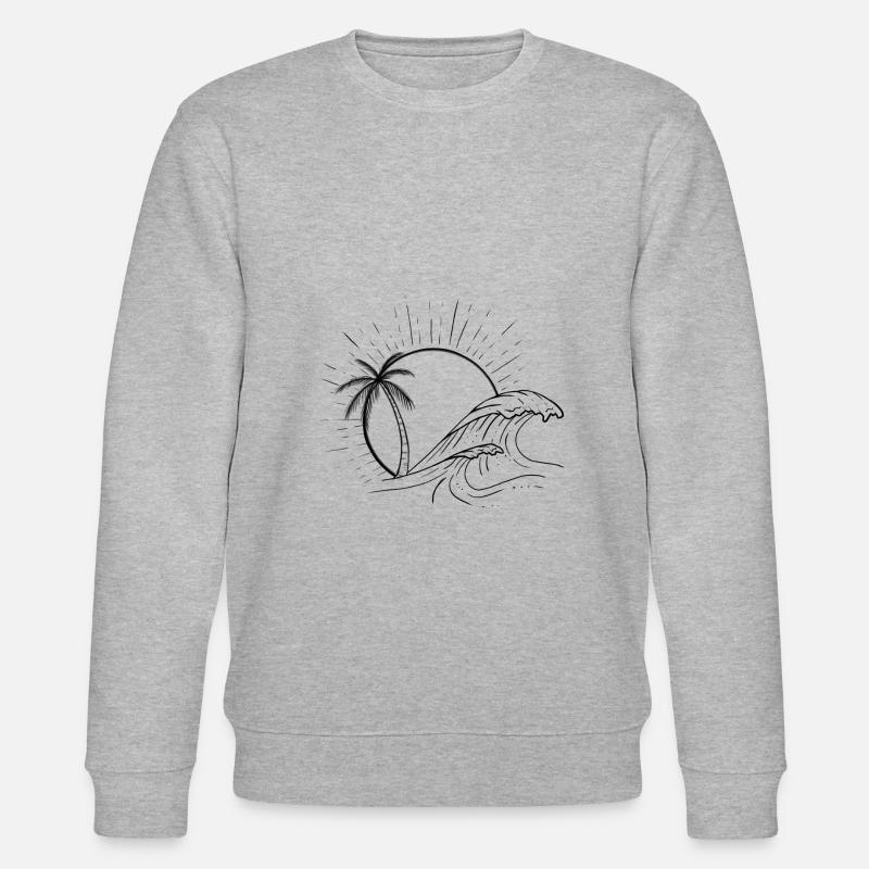 Buzzerbeachparadise - Sweat bio CHANGER Stanley/Stella Unisexe - gris chiné