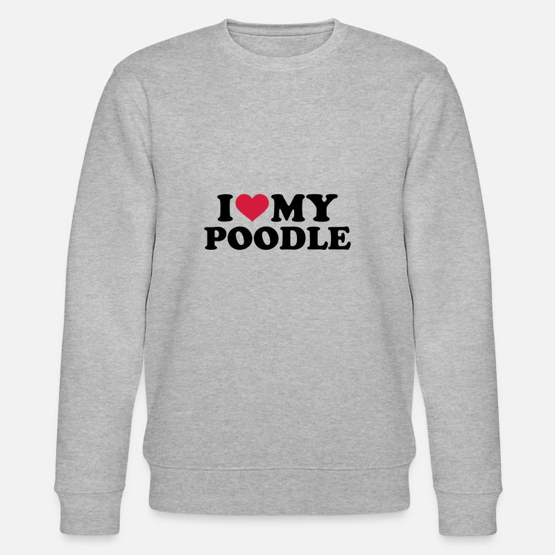 caniche - Sweat bio CHANGER Stanley/Stella Unisexe - gris chiné